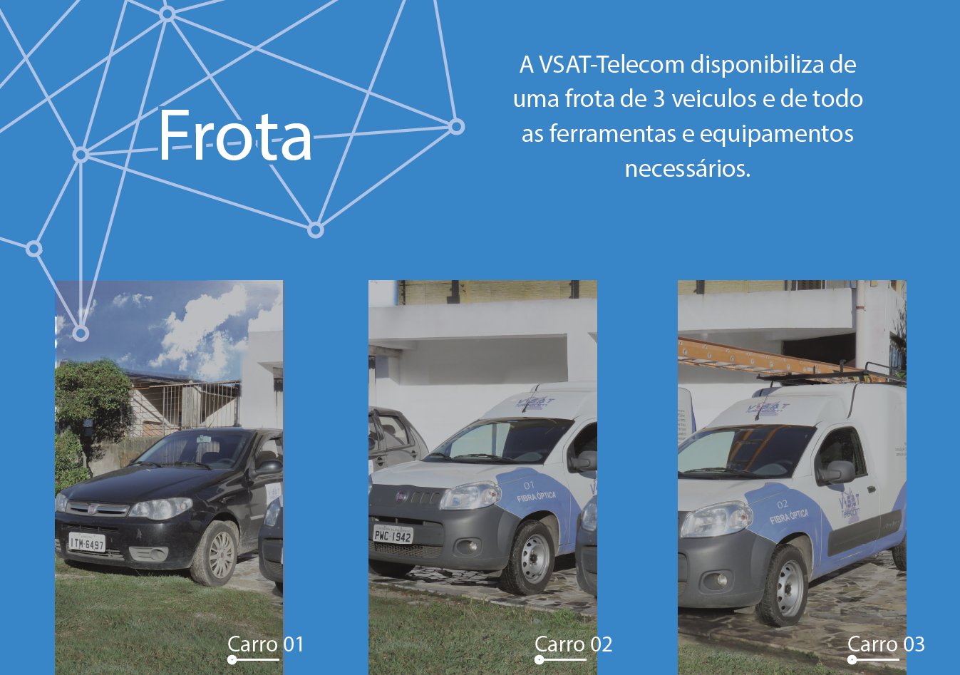 Frota V-SAT TELECOM